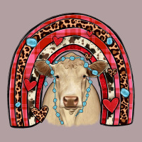 Valentines Charolais  Rainbow Vintage Hoodie | Teevron