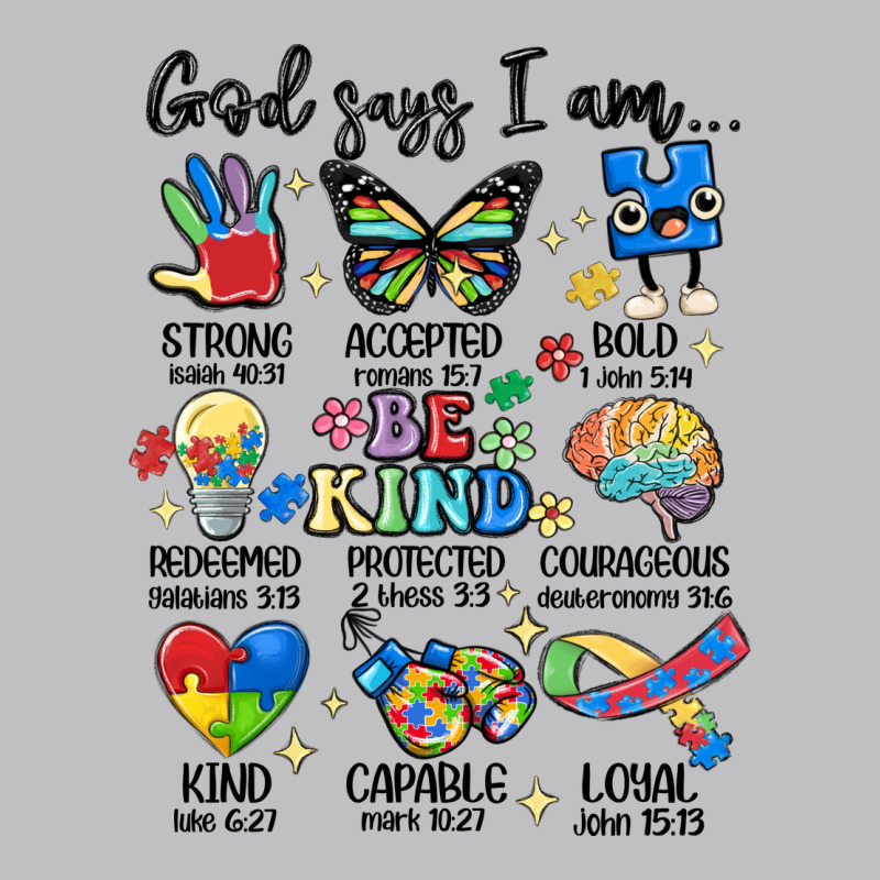 God Says  Am Autism Long Sleeve Tee by MaliasSmallBusiness | Teevron