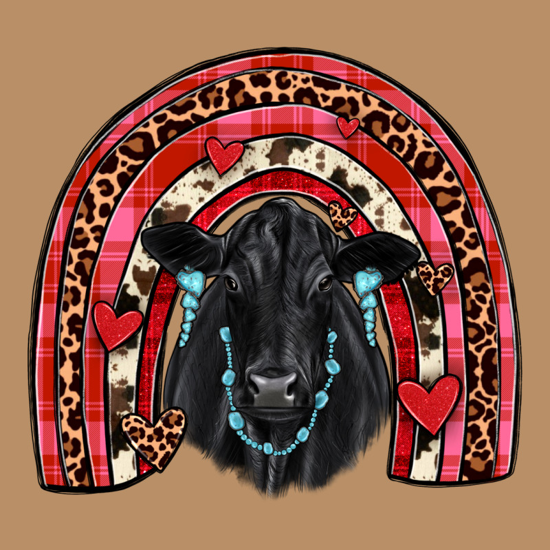Valentines Black Angus  Rainbow Vintage Hoodie by JahusDesignShop | Teevron