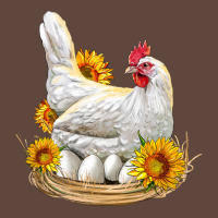 Perched Chicken With Sunflowers Classic Tee | Teevron