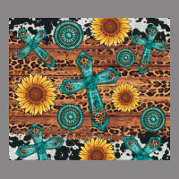 Cross Gemstone And Sunflower Vintage Tee | Teevron