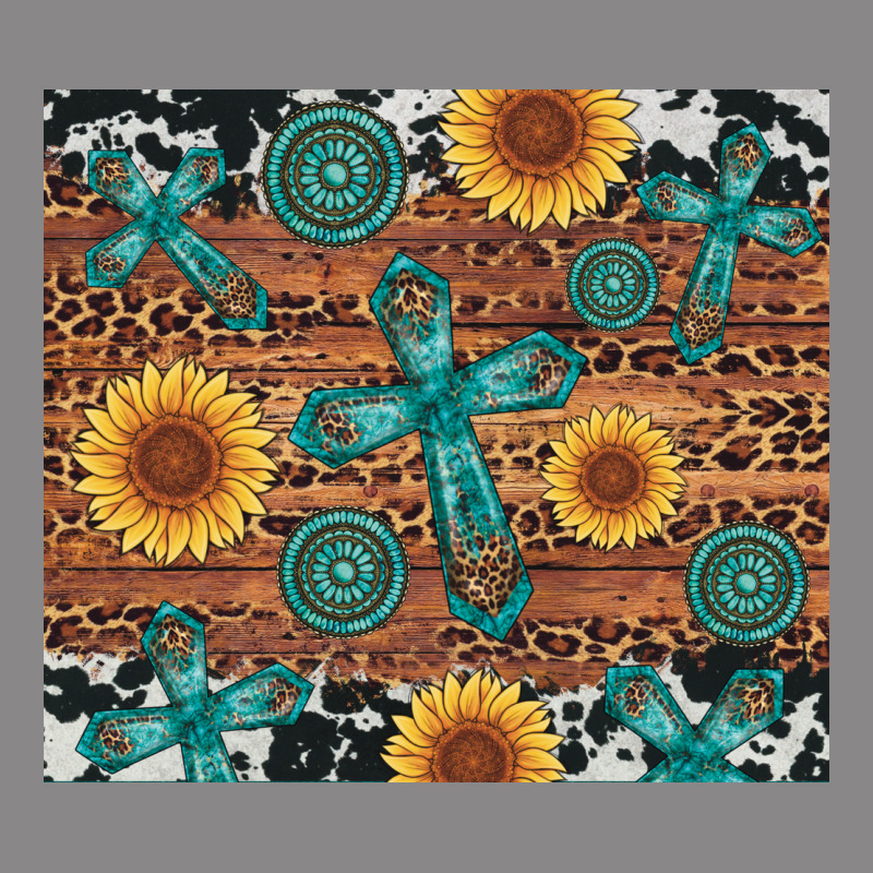 Cross Gemstone And Sunflower Vintage Tee by Artiststas | Teevron
