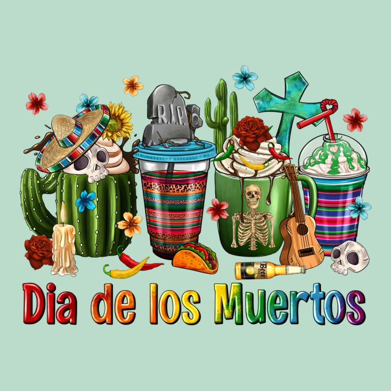 Mexican Dia De Los Muertos Coffee Cups Premium Hoodie by texasbilliewilder | Teevron