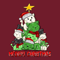 Meowy Christmas Cat Tree Zipper Hoodie | Teevron