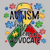 Autism Listen Learn Advocate Long Sleeve Tee | Teevron