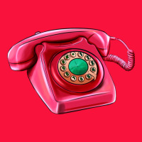Pink Telephone Classic Tee | Teevron