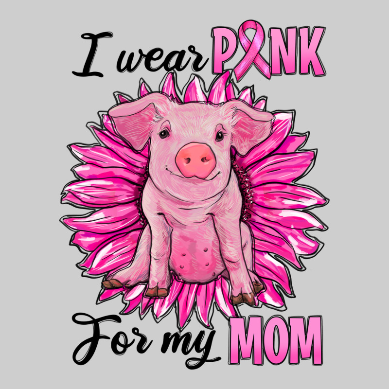 I Wear Pink For My Mom Pig Premium Tee by RanaPortraitStore | Teevron