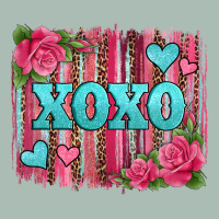 Xoxo Valentines Day Leopard Glitter Brushstroke Classic Tee | Teevron