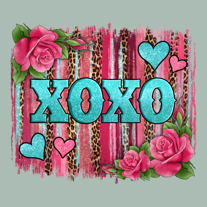 Xoxo Valentines Day Leopard Glitter Brushstroke Classic Tee by Jasminsmagicworld | Teevron
