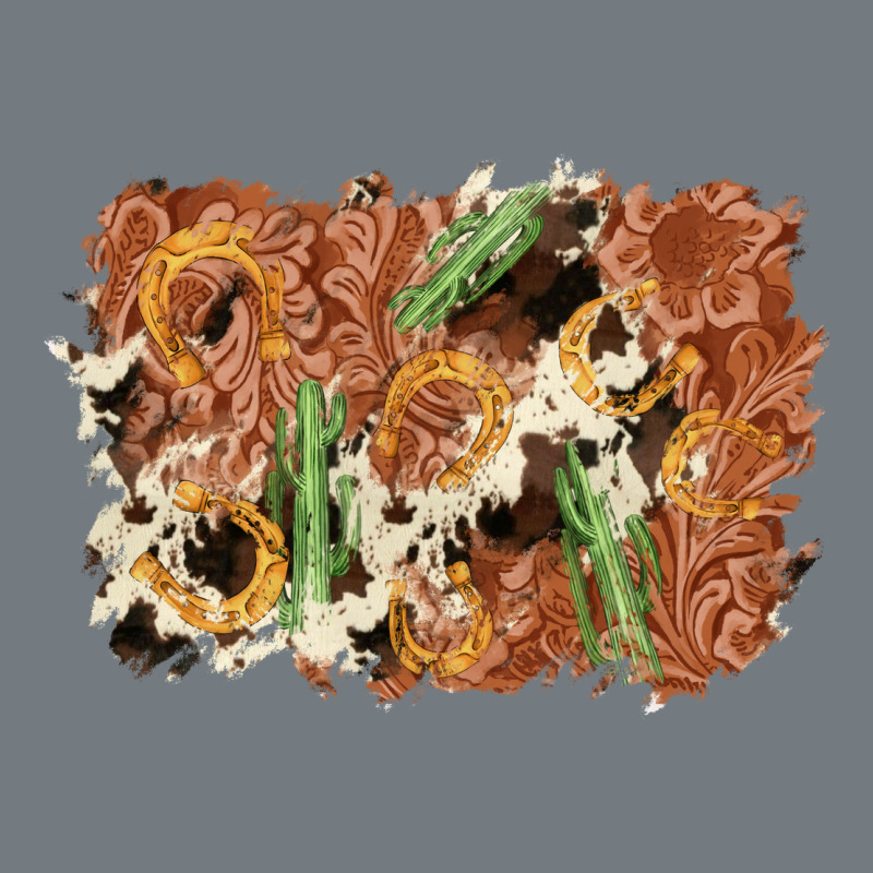 Horseshoe Cowhide Cactus Background Heavyweight Sweatshirt by AdoDesignShop | Teevron