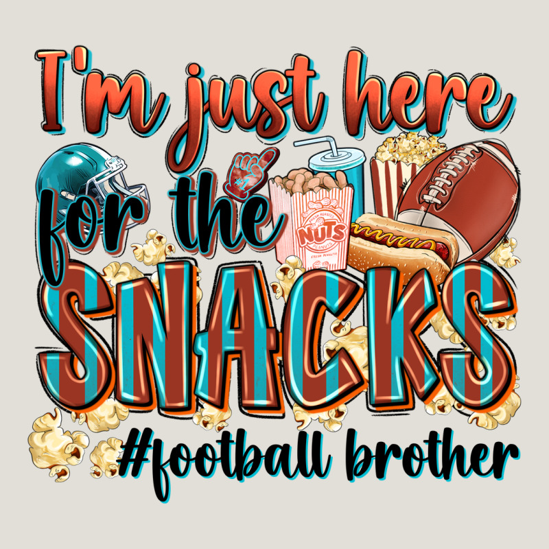 I'm Just Here For The Snacks #american Football Br Heavy Core Tee by Zillion Design Studio | Teevron