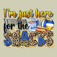 I'm Just Here For The Snacks Volleyball Heavy Core Tee | Teevron