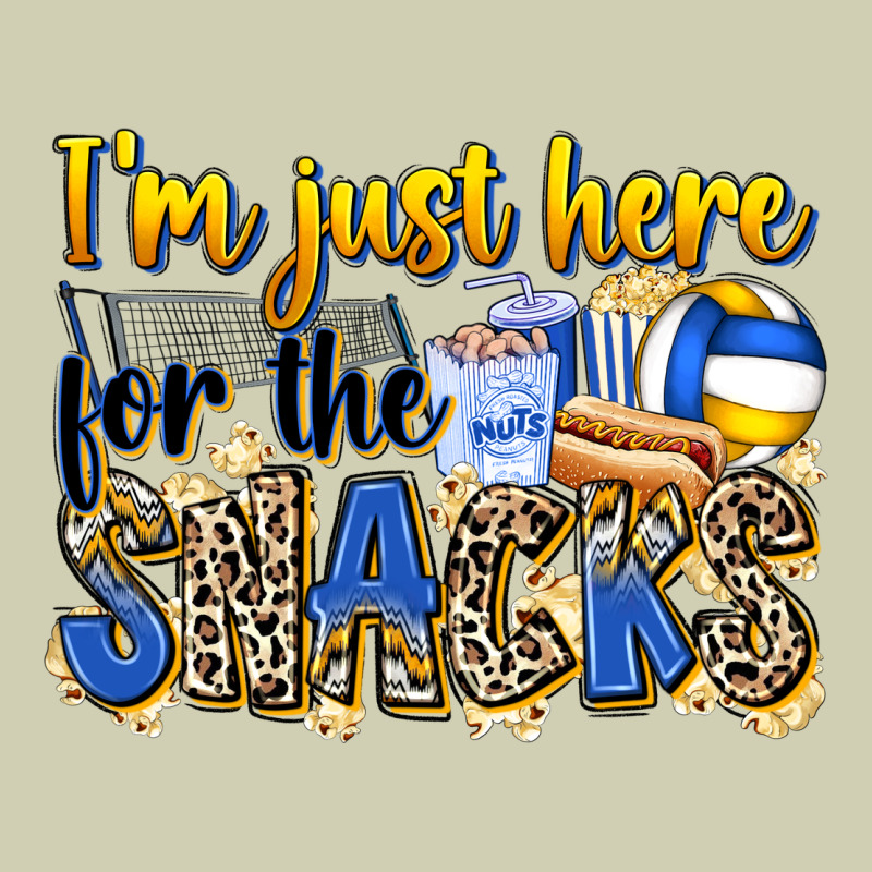 I'm Just Here For The Snacks Volleyball Heavy Core Tee by Zillion Design Studio | Teevron