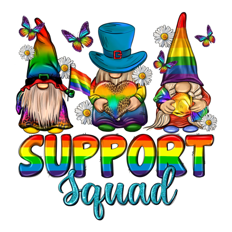 Support Squad Pride Gnomies Ladies Tee by texasbilliewilder | Teevron