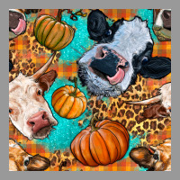 Autumn Cows Seamless Pattern Vintage Hoodie | Teevron
