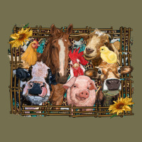 Western Farm Animals Vintage Hoodie | Teevron