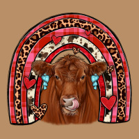 Valentines Red Angus Rainbow Vintage Hoodie | Teevron