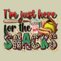 I'm Just Here For The Snacks Softball Heavy Core Tee | Teevron