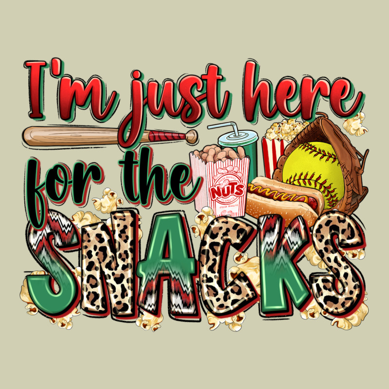 I'm Just Here For The Snacks Softball Heavy Core Tee by Zillion Design Studio | Teevron
