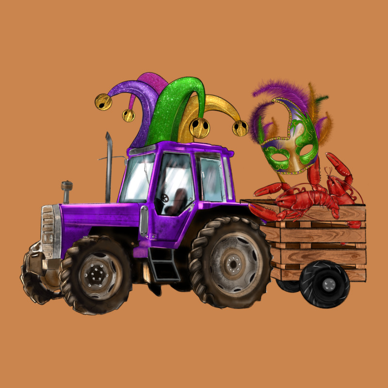 Mardi Gras Mask Crawfish Farm Tractor Heavyweight Hoodie by RanaPortraitStore | Teevron