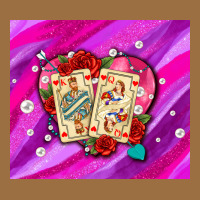 Valentines Day Playing Cards And Pearl Watercolor Vintage Tee | Teevron