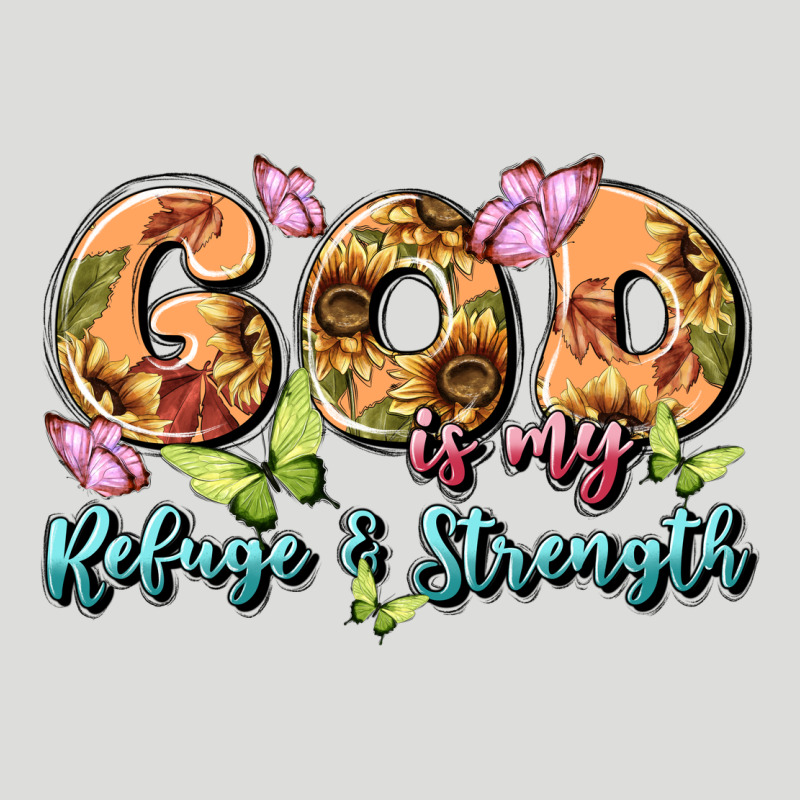 God Is My Refuge And Strength Zipper Hoodie by MaliasSmallBusiness | Teevron