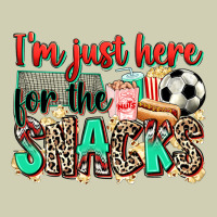 I'm Just Here For The Snacks Soccer Heavy Core Tee | Teevron