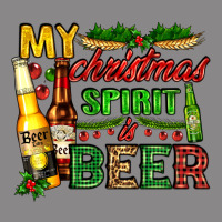 My Christmas Spirit Is Beer With Beer Bottles Vintage Tee | Teevron