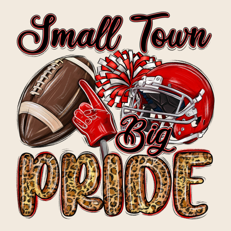 Small Town Big Pride Red Zipper Hoodie by MaliasSmallBusiness | Teevron