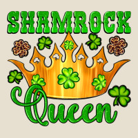Shamrock Queen Crown Leopard Glitter Urban Heavy Tee | Teevron
