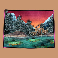 Colorado Scenery Map Heavyweight Hoodie | Teevron