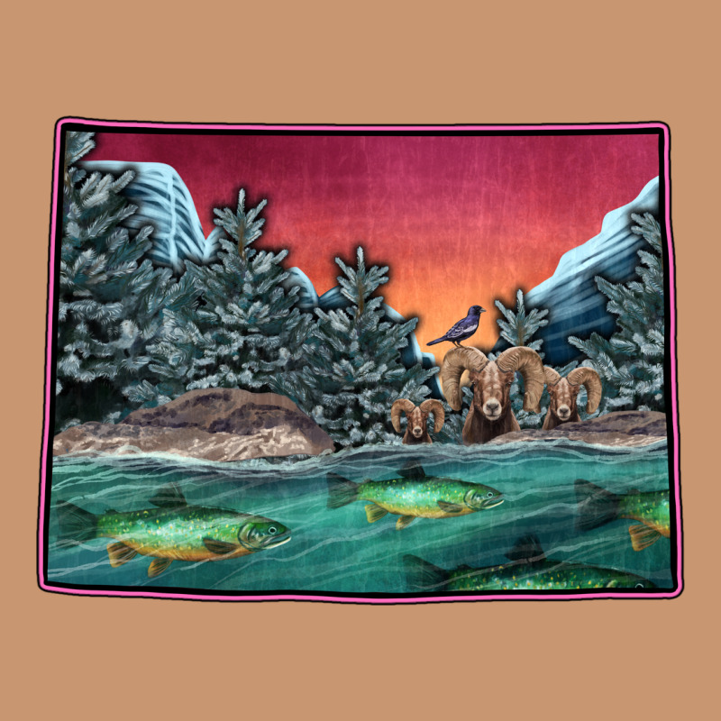 Colorado Scenery Map Heavyweight Hoodie by Bettercallsaul | Teevron