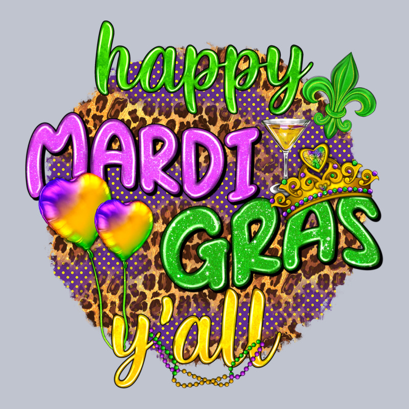 Happy Mardi Gras Y'all Premium Hoodie by NancyCooperArtShop | Teevron