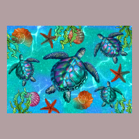 Turtle Seashells Starfish Vintage Hoodie | Teevron