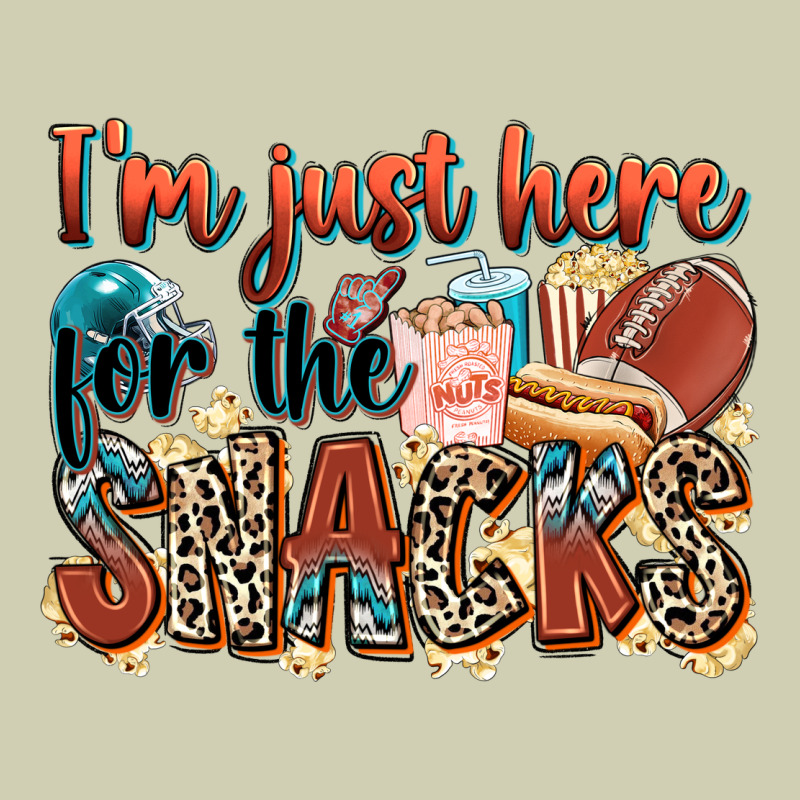 I'm Just Here For The Snacks American Football Heavy Core Tee by Zillion Design Studio | Teevron