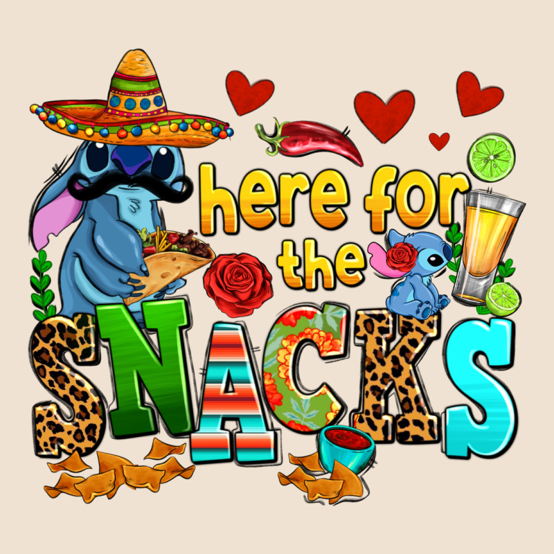 Here For The Snacks Urban Heavy Tee by AdoDesignShop | Teevron