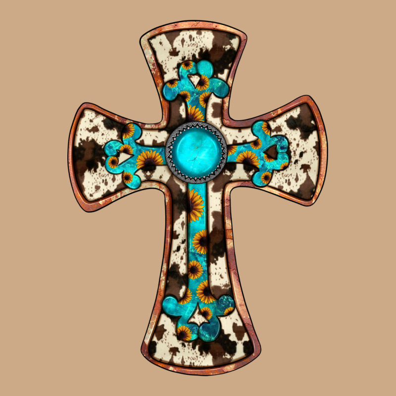 Cowhide Gemstone  Cross Vintage Hoodie by JahusDesignShop | Teevron