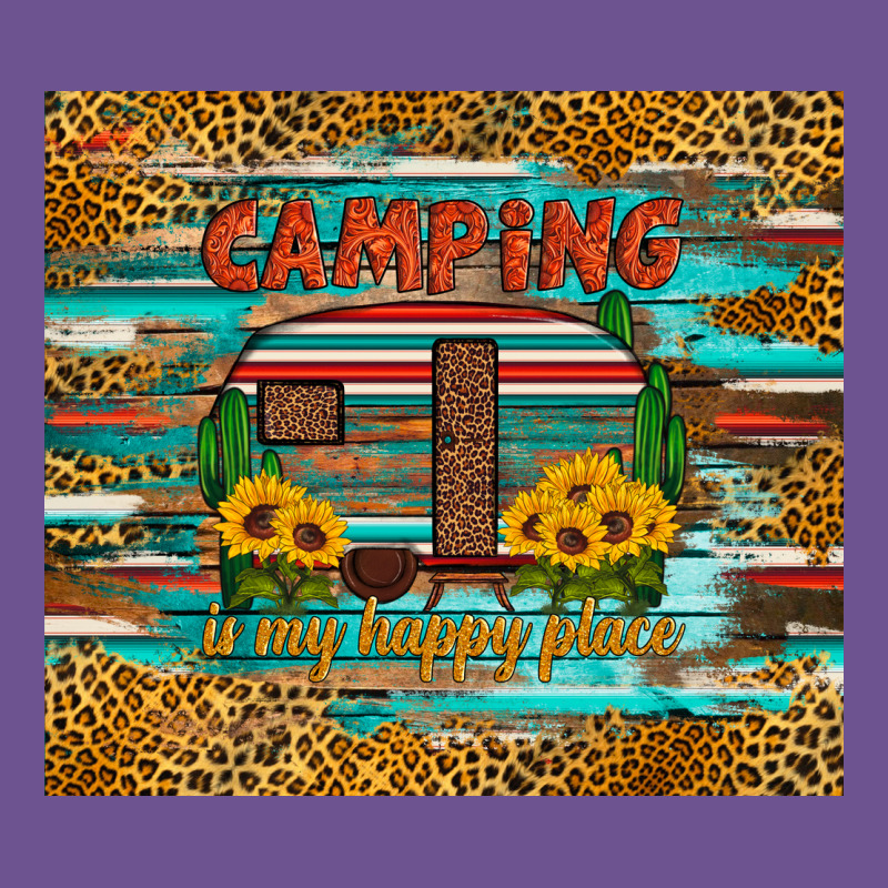 Camping Is My Happy Place Vintage Tee by Artiststas | Teevron
