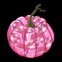 Pink Pumpkin With Breast Cancer Ribbons Premium Tee | Teevron
