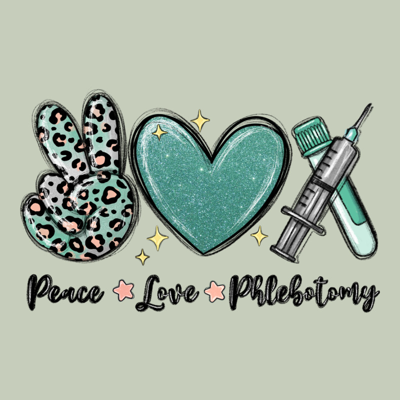 Peace Love Phlebotomy Long Sleeve Tee by MaliasSmallBusiness | Teevron