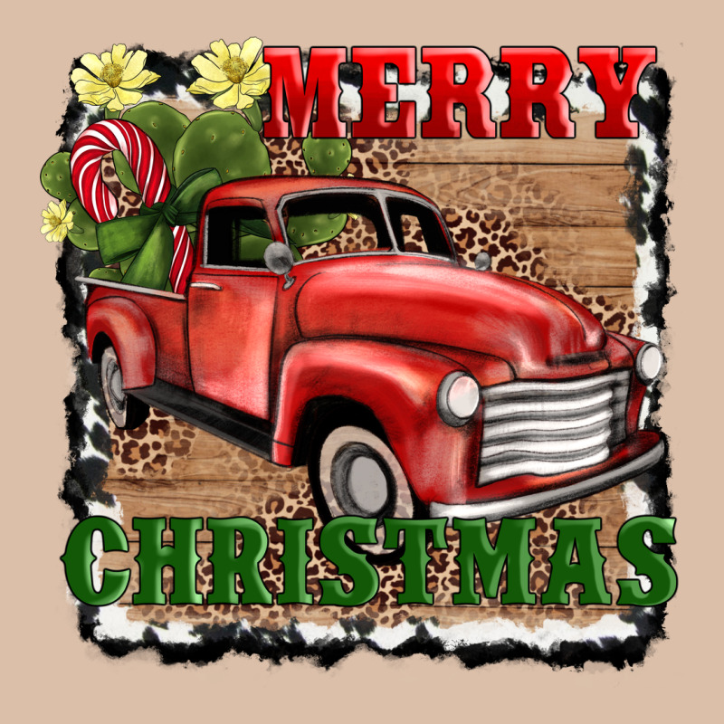 Merry Christmas With Truck Urban Heavy Tee by AdoDesignShop | Teevron