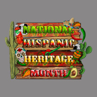 National Hispanic Heritage Month With Background Vintage Tee | Teevron