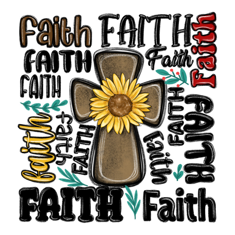 Faith Cross Long Sleeve Tee by MaliasSmallBusiness | Teevron