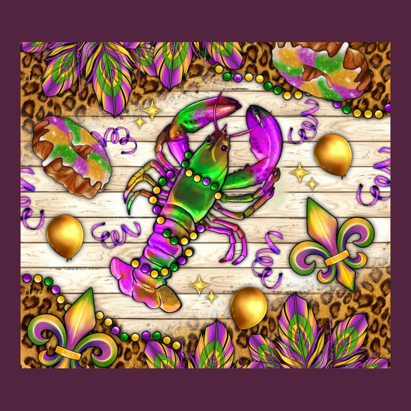 Mardi Gras With Crab Tumbler Urban Hoodie by HowdyJamesFarm | Teevron