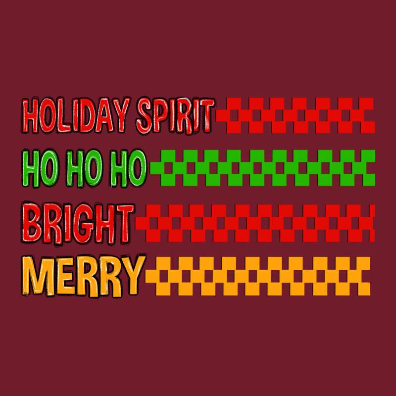 Holiday Spirit Hohoho Bright Merry Zipper Hoodie by MaliasSmallBusiness | Teevron