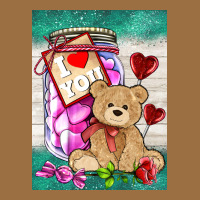 Candy Jar With Bear  Air Vintage Tee | Teevron