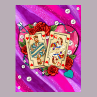 Playing Cards With Pearls And Glitter Air Vintage Tee | Teevron