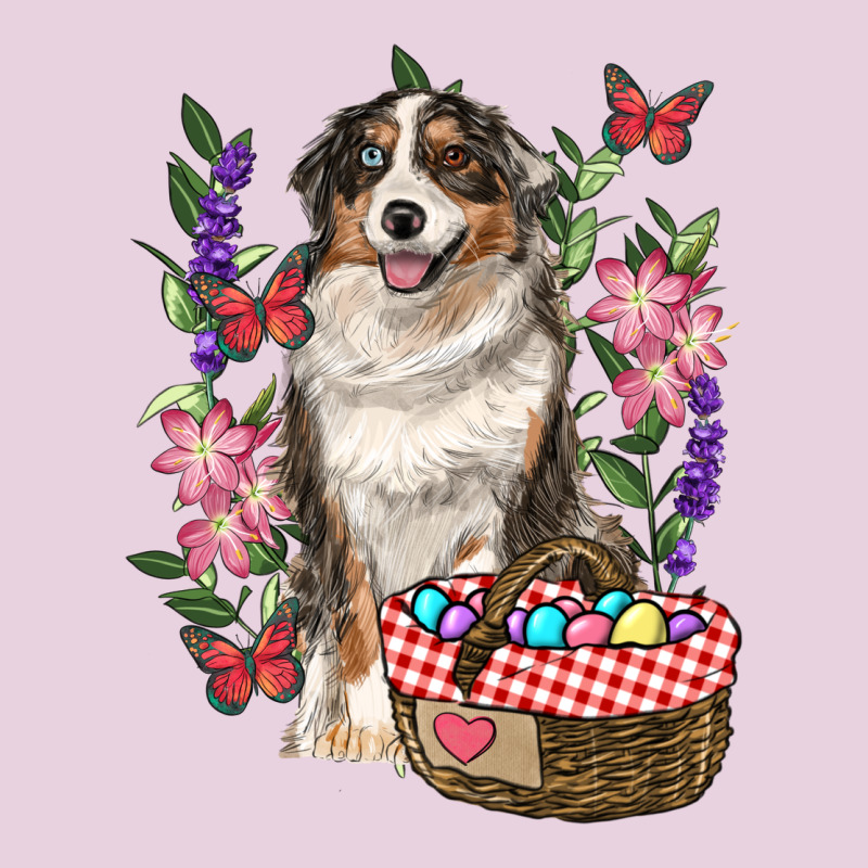 Easter Aussie Australian Shepherd Ladies Tee by RanaPortraitStore | Teevron