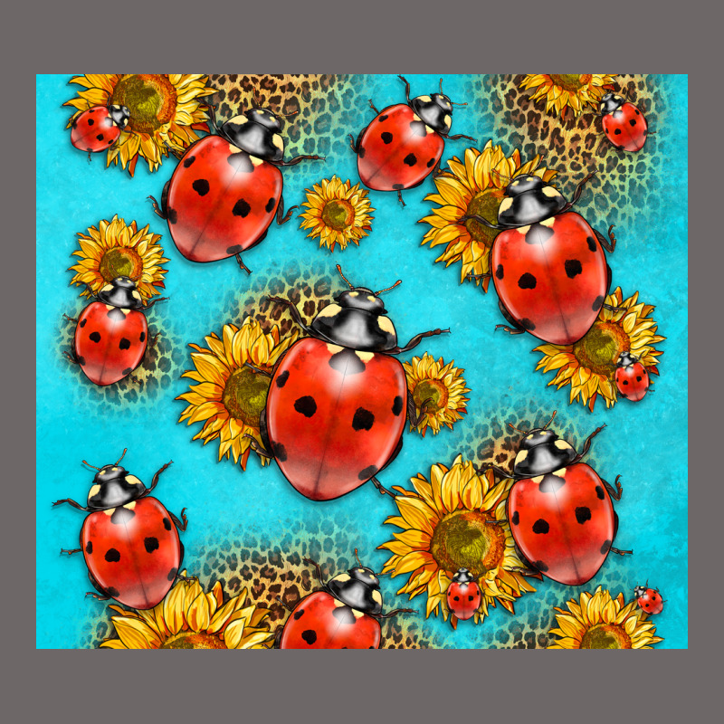 Western Sunflowers Ladybug Classic Tee by LillyAllenDesigns | Teevron