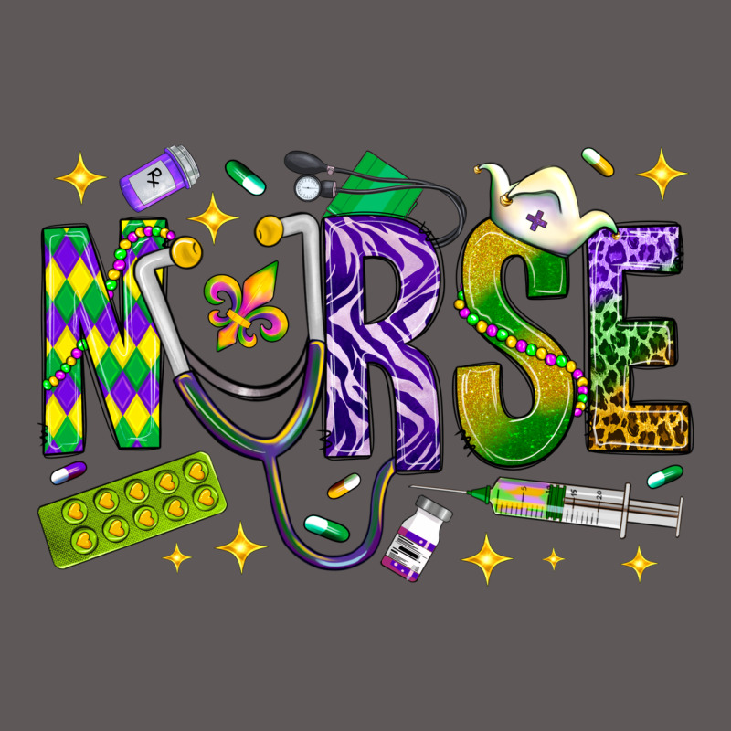 Mardi Gras Nurse Premium Hoodie by NancyCooperArtShop | Teevron